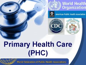 Primary Health Care PHC THE ALMAATA Conference At