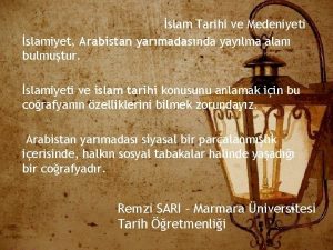 slam Tarihi ve Medeniyeti slamiyet Arabistan yarmadasnda yaylma