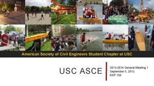 American Society of Civil Engineers Student Chapter at