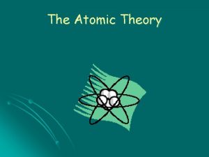 The Atomic Theory l Democritus l 440 BCE