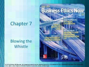 Chapter 7 Blowing the Whistle 2018 by Mc