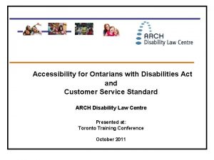 Accessibility for Ontarians with Disabilities Act and Customer