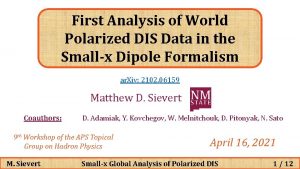 First Analysis of World Polarized DIS Data in