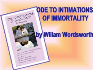 OUTLINE ROMANTIC PERIOD POET WILLIAM WORDSWORTH DESCRIPTION OF