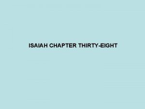 ISAIAH CHAPTER THIRTYEIGHT PROPHET DATE JONAH 825 785