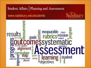 Assessment Tips Wallace Southerland Ph D Associate Vice