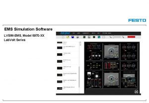 EMS Simulation Software LVSIMEMS Model 8970 XX Lab
