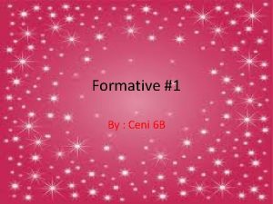 Formative 1 By Ceni 6 B Sheleter Rights