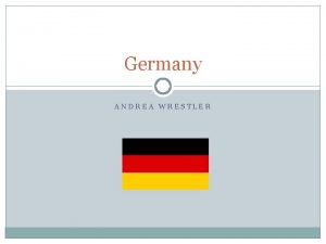 Germany ANDREA WRESTLER Area Total 357 022 km