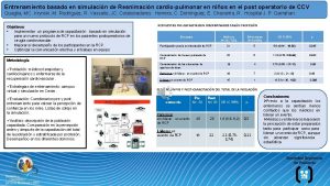 Entrenamiento basado en simulacin de Reanimacin cardiopulmonar en