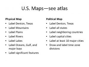 U S Mapssee atlas Physical Map Political Map