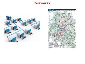 Networks Networks Nodes PC server switch bridge router