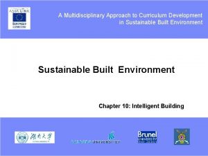 A Multidisciplinary Approach to Curriculum Development in Sustainable