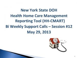 New York State DOH Health Home Care Management