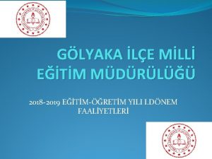 GLYAKA LE MLL ETM MDRL 2018 2019 ETMRETM