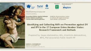 Identifying and Collecting NAPs on Prevention against DV