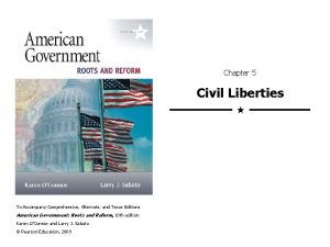 Chapter 5 Civil Liberties To Accompany Comprehensive Alternate