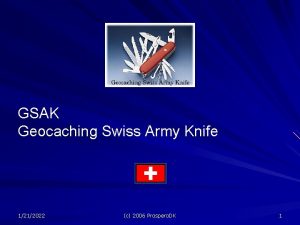 GSAK Geocaching Swiss Army Knife 1212022 c 2006