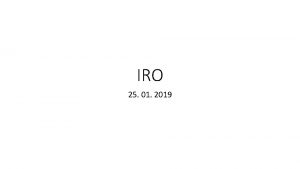 IRO 25 01 2019 Komunln odpad Povinnost od