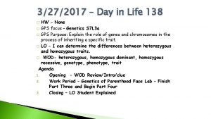 3272017 Day in Life 138 HW None GPS