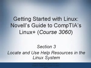 Getting Started with Linux Novells Guide to Comp