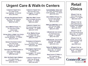 Urgent Care WalkIn Centers Concentra Urgent Care 701