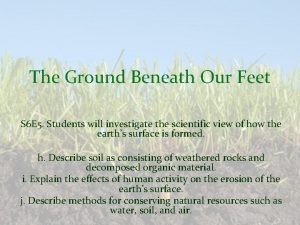 The Ground Beneath Our Feet S 6 E