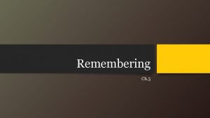 Remembering Ch 5 HURIER Model of Listening Hearing