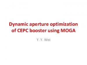 Dynamic aperture optimization of CEPC booster using MOGA