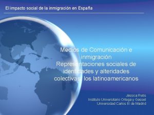 El impacto social de la inmigracin en Espaa