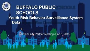 BUFFALO PUBLIC SCHOOLS Youth Risk Behavior Surveillance System