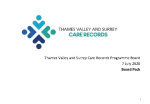 Thames Valley and Surrey Care Records Programme Board
