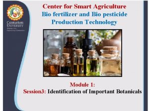 Center for Smart Agriculture Bio fertilizer and Bio