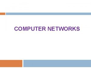 COMPUTER NETWORKS UnitII Part1 UnitII Part1 Data link