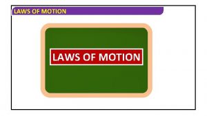 LAWS OF MOTION LAWS OF MOTION OBJECTIVE TYPE