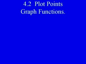 4 2 Plot Points Graph Functions 10 2