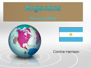 Argentina The Land of Silver Corrine Harrison Know