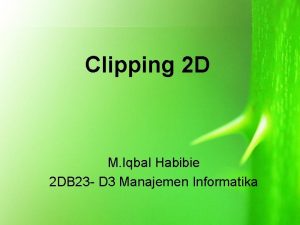 Clipping 2 D M Iqbal Habibie 2 DB