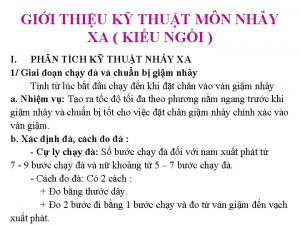 GII THIU K THUT MN NHY XA KIU