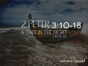 3 1 O18 3 1 O18 2 Peter