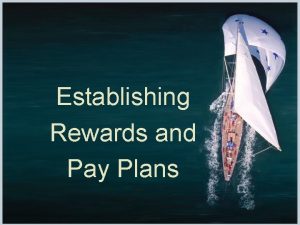 Establishing Rewards and Pay Plans Introduction There are