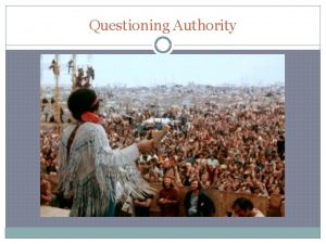 Questioning Authority AntiWar Movement Students for a Democratic