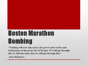 Boston Marathon Bombing Nothing will ever take away