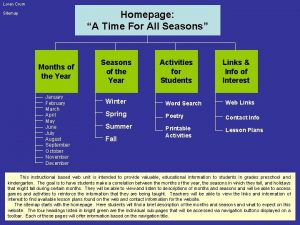Loren Crum Homepage A Time For All Seasons
