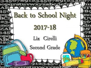 Back to School Night 2017 18 Liz Cirelli