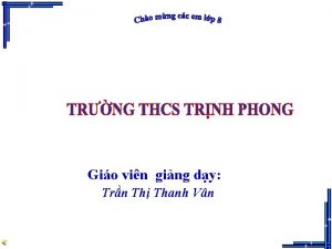 Gio vin ging dy Trn Th Thanh Vn