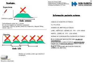 Servicio de Farmacia HUSD CAndrea Doria n 55