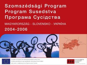 1 Podpora cezhraninej spoluprce zo strany E program