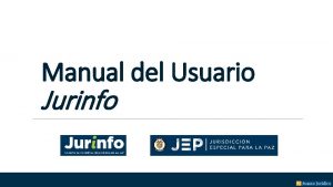 Manual del Usuario Jurinfo Home o pgina principal