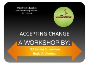 Ministry of Education ELT General Supervision 2013 2014